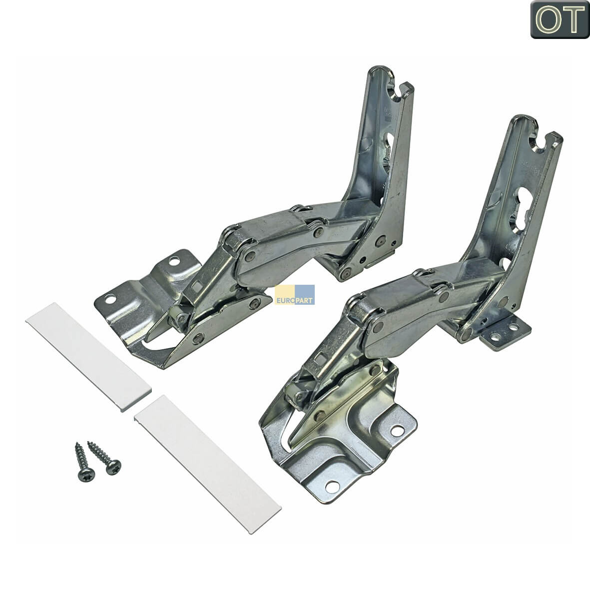 T�rscharnier Set Miele 5546050 oben unten f�r K�hlschrank Gefrierschrank K�hlGefrierKombination (EA-5546050)