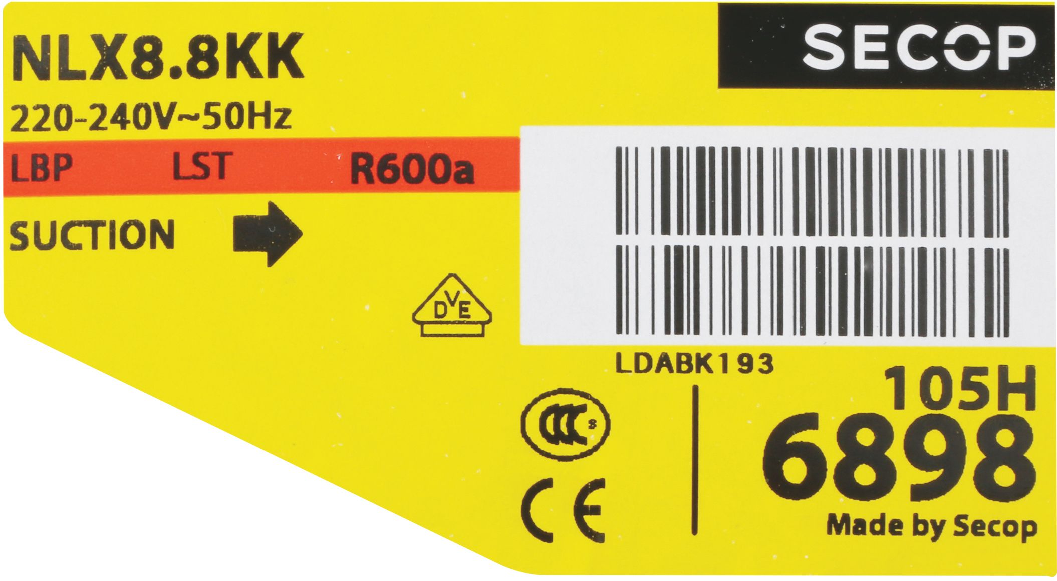 Verdichter DANFOSS NLX8 8KK (BD-00144603)